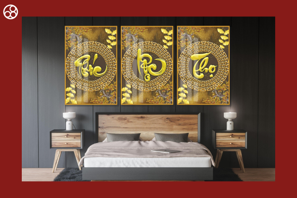 Tranh Tráng Gương Tài Lộc Treo Phòng Khách