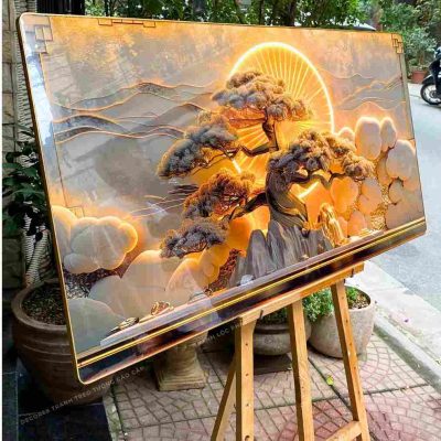 Chất liệu tranh tráng gương 2026 – Cập nhật công nghệ mới, độ bền cao và tính thẩm mỹ vượt trội