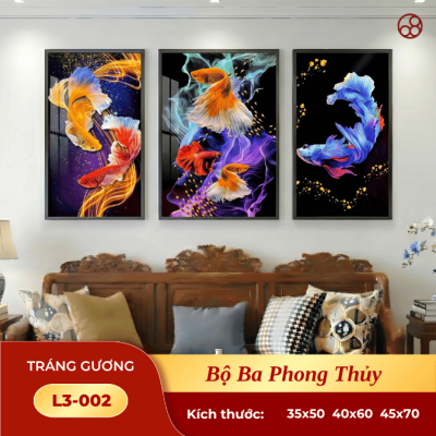 Kích thước phù hợp cho tranh treo phòng ăn