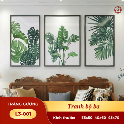 Tranh bộ ba treo phòng ăn đẹp 2026