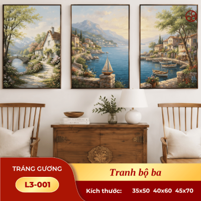 kích thước phù hợp cho tranh treo phòng ăn